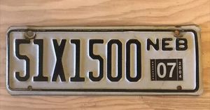 Small NEBRASKA LICENSE PLATE - 2004 - Motorcycle  ATV? - Picture 1 of 5