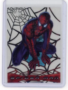 2002 Topps Marvel Spider-Man: The Movie Web-Shooter Clear Cards Spider-Man C1 - Picture 1 of 2