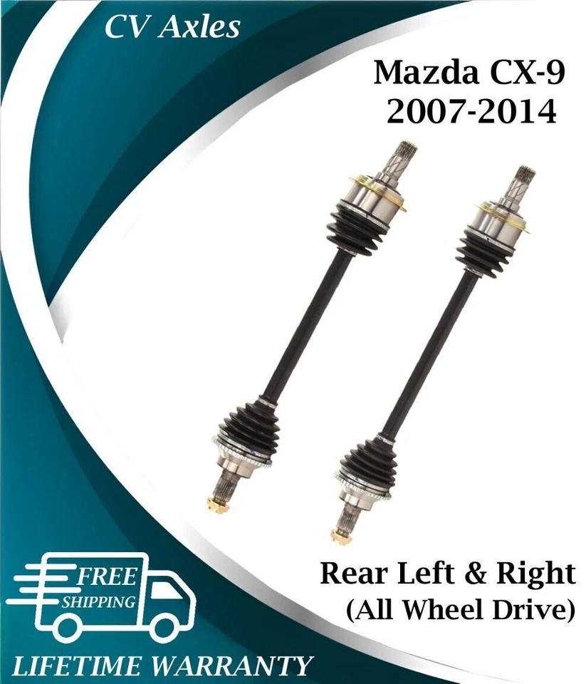 Nuevo eje CV trasero izquierdo y derecho OE para Mazda CX-9 2007-2014 4X4 garantía de por vida Foto 1 de 4