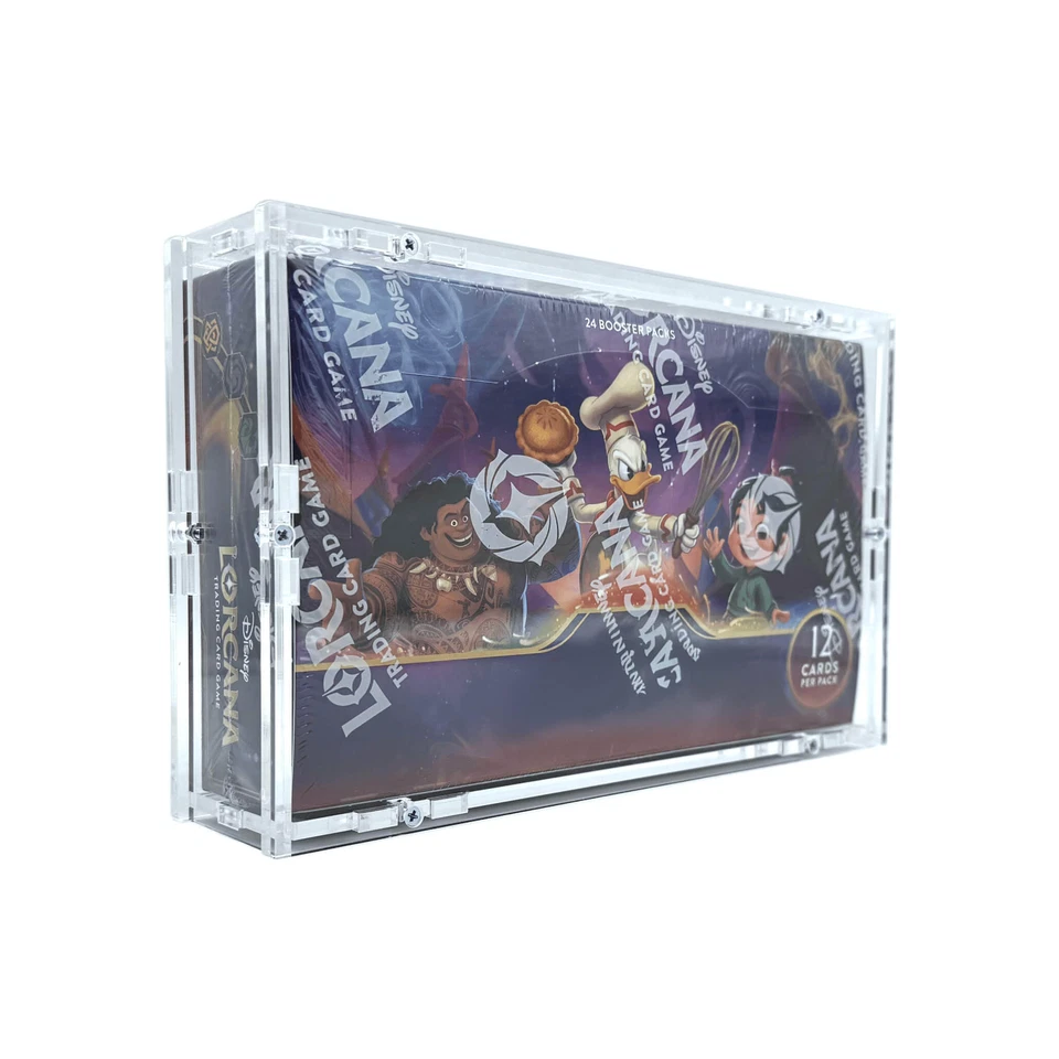 TCG-CASES.DE Protection pour Disney Lorcana Display Booster Box Chapitre 1-6 plexi Boitier Bo