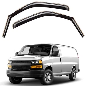 Sun Rain Visors Wind Rain Guards for 1996-2025 Chevrolet (Chevy) Express Van - Bild 1 von 8