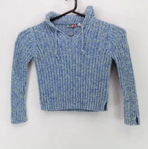 Arizona Jeans Girls Knit Long Seeleve Hooded Knit Sweater Youth Large Multicolor - Picture 1 of 5