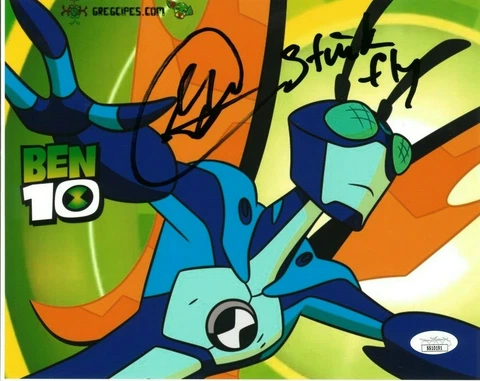 Greg Cipes - Stinkfly Ben 10 -  Autographed 8x10 JSA Authenticated Cover