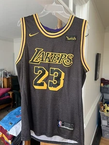 Nike Connect+ Los Angeles Lakers #23 Lebron James Swingman Jersey Sz 50 - Picture 1 of 11