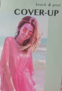 BLUE STAR BEACH & POOL COVER UP SIZE S/M Yellow Multi-Color w Carrying Bag New - Picture 1 of 5