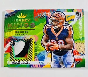 2021 Panini Donruss Jersey Kings Studio Series /100 Joe Mixon 3 COLOR PATCH SP - Picture 1 of 2