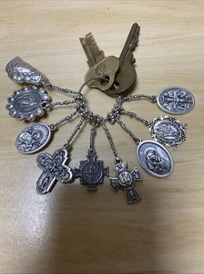 Constantine Keychain Key ring Chain Exorcist Charm Pendant Medal - Picture 1 of 6