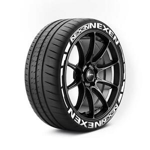 NEXEN Tyre Stickers With Flares - High Quality Tyre Lettering | Made in the UK