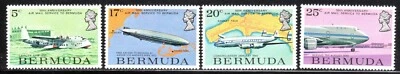 1975 Bermuda SC# 318-321 - Airmail Service to Bermuda 50th Anniv. - M-H - Image 1 of 2