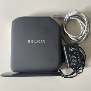 Belkin Surf 4-Port Gigabit Wireless Router Model F7D8302 V1 USB DC Modem Cables - Picture 1 of 5