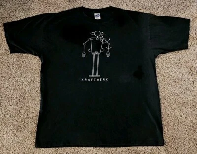 Vintage Kraftwerk XL Concert Tour T Shirt Cygnus Brand Robot Men's Women's  - Image 1 of 4