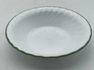 Set Of 12 Corelle By Corning 7.25" Callaway Green Ivy  Swirl Soup/Cereal Bowls - Picture 1 of 3