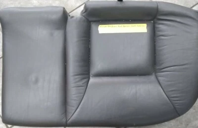 SAAB 9-3 2001 turbo sedán conductor asiento trasero cojín acolchado OEM negro Foto 1 de 2