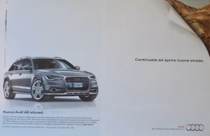 Pubblicità Advertising Italian Clipping 2012 MACCHINA AUTO AUDI A4 ALLROAD - Picture 1 of 3