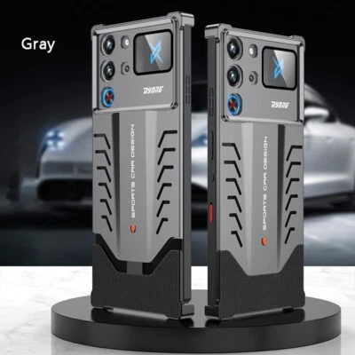 Estojo traseiro de metal alumínio Snap Armor para ZTE nubia Red Magic 10S 10 Pro +/ 10 Pro - Imagem 1 de 4