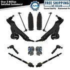 Front Control Arms Bushings End Links Rack Boots & Tie Rods Kit for GM SUV