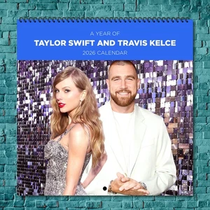 Travis Kelce Engagement 2026 Wall Calendar, 12-Month Celebrity Photo Calendar - Picture 1 of 5