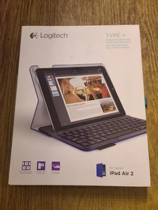 Logitech Type+ Case for iPad Air 2 Blue - Picture 1 of 2
