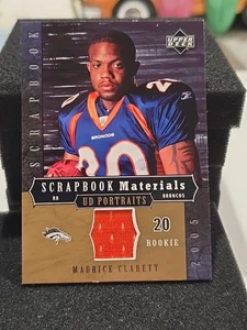 2005 Upper Deck Portraits Scrapbook Materials Maurice Clarett #SB-MO Rookie RC - Picture 1 of 2