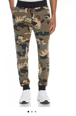 Pantalones deportivos True Religion XL para hombre ajustados camuflados verdes Foto 1 de 4