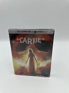 Neu in Verpackung Carrie Steelbook (4K Ultra HD + Blu-ray, 1976) Sissy Spacek Besonderheiten - Bild 1 von 2