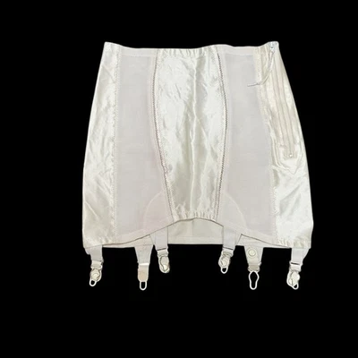 复古开放式底部腰带 6 吊袜带少女创作好莱坞侧拉链小号 — 第 1/4 张图片