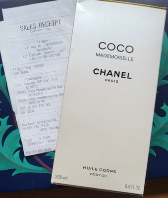 МАСЛО ДЛЯ ТЕЛА CHANEL COCO MADEMOISELLE 200 МЛ НОВАЯ СТЕКЛЯННАЯ БУТЫЛКА ПОСЛЕДНЯЯ ВЕРСИЯ - Изображение 1 из 4