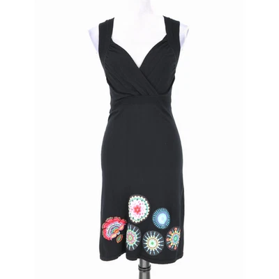 Желательный платье женщин средний черный Starburst искусства носить без рукавов эластичной вязки - Изображение 1 из 4