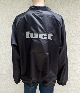 fuct SSDD 3M Reflective APPLIQUE Coaches Jacket Windbreaker Snap SSDD XXXL 3XL - Picture 1 of 24