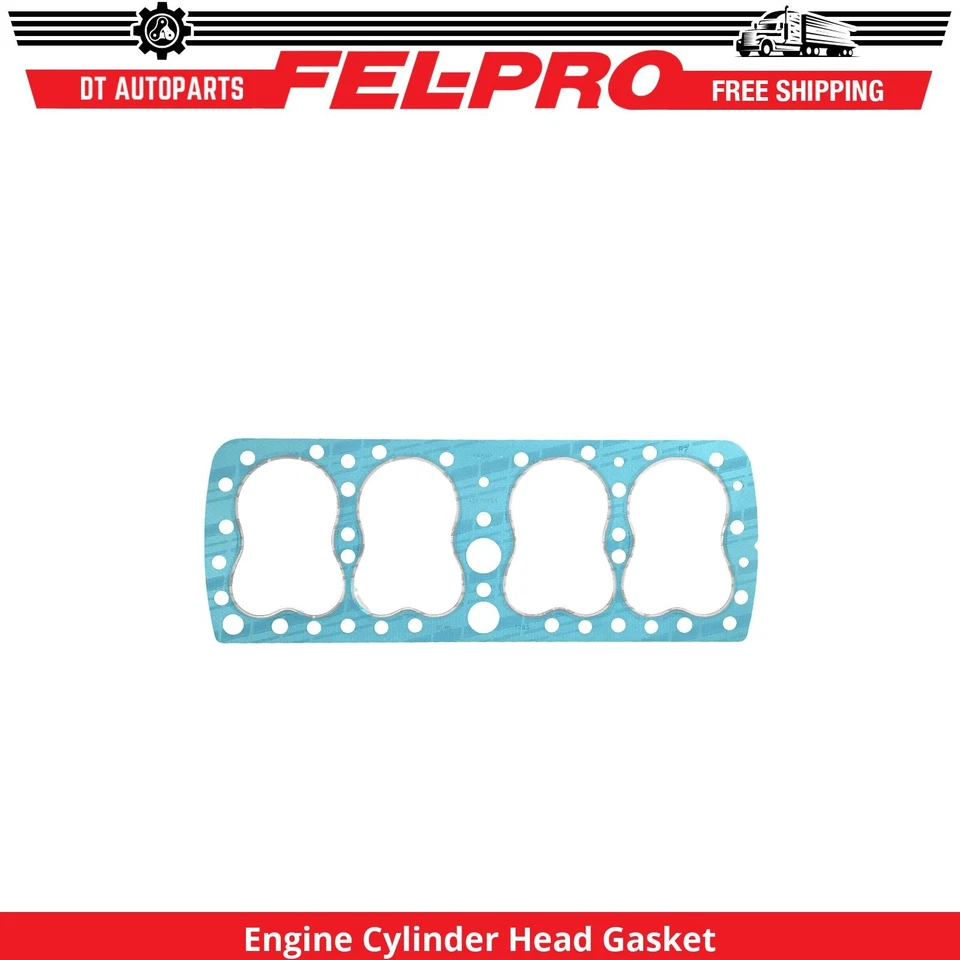 Прокладка головки блока цилиндров двигателя V8 1942 серии Mercury 29A 3,9 л Fel-Pro - Изображение 1 из 1