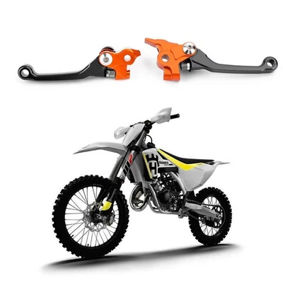 Leviers Frein Embrayage pour Husqvarna TC125 FX350 TE150/250/300 FC250/350 BK A' - Photo 1/4