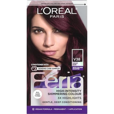 Tinte de cabello permanente brillante multifacético L'Oreal Paris Feria, V38 Foto 1 de 4