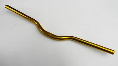 Gold Alloy 25.4 Fixie Single Speed Road Bike Bicycle Riser Handlebar 620mm - Image 1 of 4