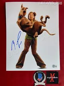 Foto autografata Matthew Lillard firmata 11x14 Scooby Doo Shaggy Beckett COA - Foto 1 di 6