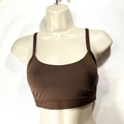 NWT Calvin Klein Women's L Form To Body Unlined Bralette QF6757 Brown - Image 1 of 4