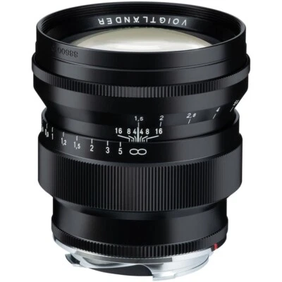 Voigtlander VM-Mount 75mm F1.5 NOKTON Vintage Line Aspherical, Black *BRAND NEW* - Image 1 of 3