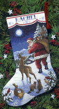 Dimensions Counted Cross Stitch Kit 16" Long-Santa's Arrival Stocking (14 Count)