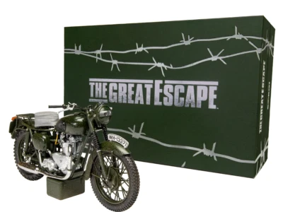 Corgi Triumph Motorbike Trophy The Great Escape Steve Mcqueen Weathered CC08501 - Image 1 of 4