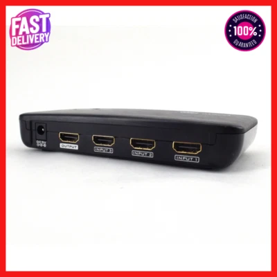 4 Port HDMI Switcher Selecter - Rocketfish RF-G1185 With Power Adapter - Image 1 of 4