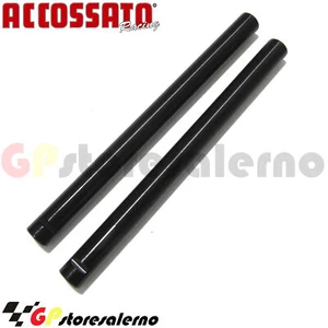 TB001N COPPIA ASTE RICAMBI SEMIMANUBRI UNIVERSALI NERO 28CM ACCOSSATO RACING - Imagen 1 de 1