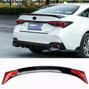 LED Dynamic Streamer Tail Trunk Spoiler Wing Trim For Toyota Avalon 2019-2021 - Foto 1 di 5