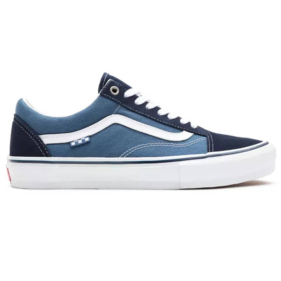 VANS SCARPE DA SKATE OLD SKOOL PRO NAVY WHITE ORIGINALE GARANTITO - Immagine 1 di 4