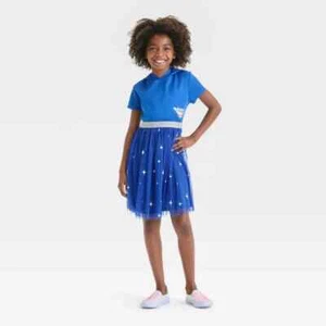 Sonic the Hedgehog Hooded Tulle Dress - Dark Blue - Girls size XS (4/5) NEW - Picture 1 of 5