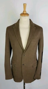 L547 MENS MASSIMO DUTTI BROWN 100% COTTON BLAZER, 40R - Picture 1 of 12
