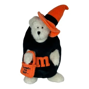 Boyds Bear Spookie M&M's Costume Halloween 8" Retired Jointed Plush Witch Hat - Picture 1 of 8