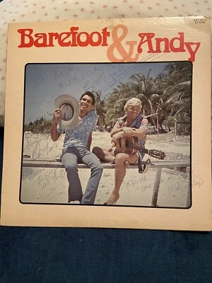Barefoot & Andy Rare Vintage Vinyl BF5704 Autographed Cayman BWI - Image 1 of 4