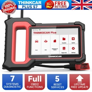 Thinkscan Plus S7 Auto OBD2 Scanner Car Diagnostic Scan Tool ABS SRS Code Reader - Picture 1 of 8