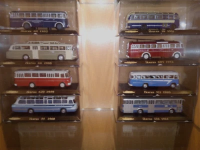 15x Ikarus Bus in 1:72 OVP DeAgostini IXO IST Atlas DDR Ungarn UdSSR Polen - Bild 1 von 2