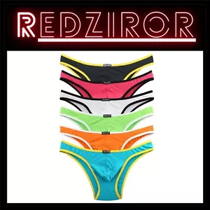 Men's Sexy Low Rise Modal Briefs with Supportive Pouch - Available in All Sizes - Picture 1 of 7