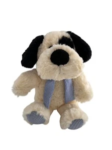 Circo Plush Puppy Dog Stuffed Animal Adventure Blue Gingham Bow 12" Soft a - Picture 1 of 13
